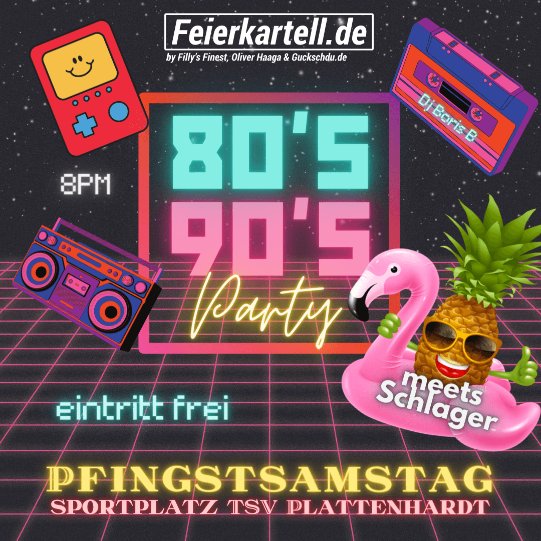 80s 90s meets Schlager Party